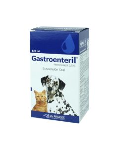 Gastroenteril - 2,5% Metronidazol - 120ml Suspensión Oral para Perros y Gatos