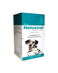Meloxivet - 1mg/ml Meloxicam - 60ml Solución Oral para Perros