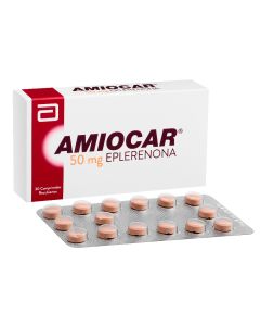 Amiocar 50 mg 30 comprimidos recubiertos
