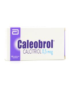 Caleobrol - 0,5mcg Calcitriol - 30 Cápsulas Blandas