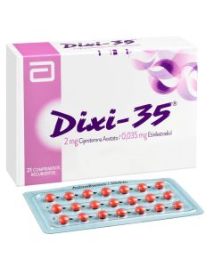 Dixi-35 - 21 Comprimidos Recubiertos - Anticonceptivo Oral