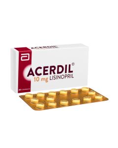 Acerdil - 10mg Lisinopril - 30 Comprimidos