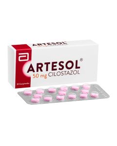 Artesol 50 mg 30 comprimidos recubiertos