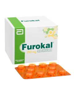 Furokal - 250mg Ácido Ursodeoxicólico - 100 Comprimidos Recubiertos