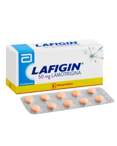 Lafigin - 50mg Lamotrigina - 30 Comprimidos