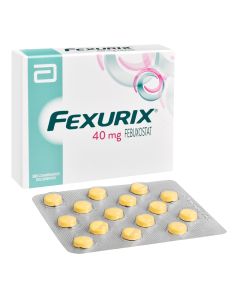 Fexurix - 40mg Febuxostat - 30 Comprimidos Recubiertos