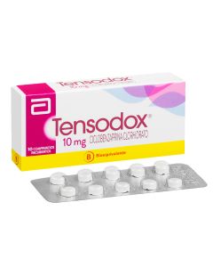 Tensodox 10mg 10 comprimidos recubiertos