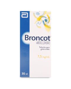 Broncot 7,5 mg 30ml solución oral para gotas