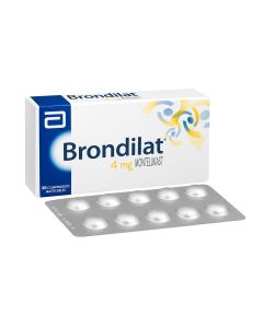 Brondilat - 4mg Montelukast - 30 Comprimidos Masticables