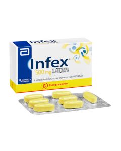 Infex 500mg 14 comprimidos recubiertos
