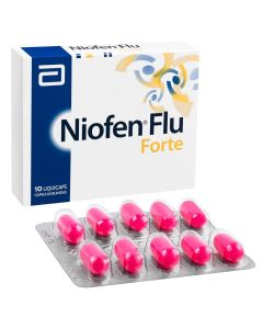 Niofen Flu Forte 400mg/60mg 10 Cápsulas blandas