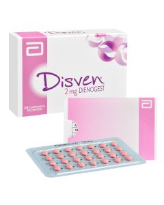 Disven - 2mg Dienogest - 28 Comprimidos Recubiertos - Anticonceptivo Oral