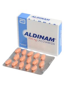 Aldinam Lacosamida 200mg 30 Comprimidos Recubiertos