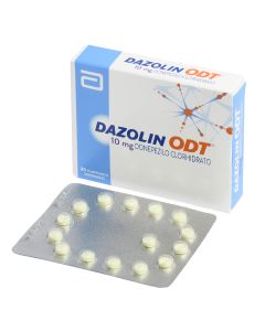 Dazolin Odt 10 mg 30 comprimidos dispersables