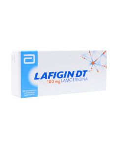 Lafigin DT - 100mg Lamotrigina - 30 Comprimidos Dispersables Masticables