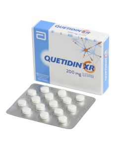 Quetidin XR 200mg 30 comprimidos recubiertos de L. P.