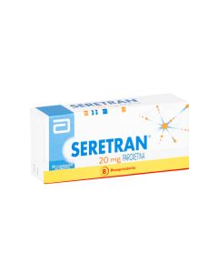 Seretran - 20mg Paroxetina Clorhidrato - 30 Comprimidos Recubiertos