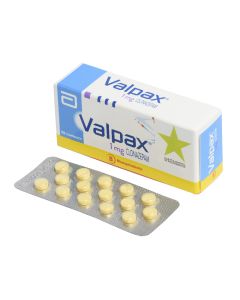 Valpax - 1mg Clonazepam - 30 Comprimidos 