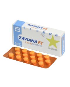 Zaviana 6,25mg 30 comprimidos recubiertos de L. P.