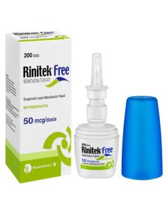 Rinitek Free - 50mcg Mometasona  - 200 Dosis Suspensión para Nebulización Nasal 
