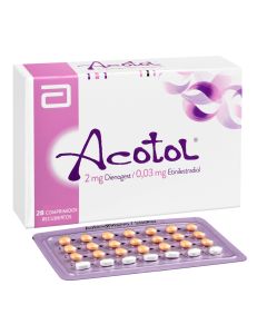 Acotol 2mg/0,03mg 28 comprimidos recubiertos
