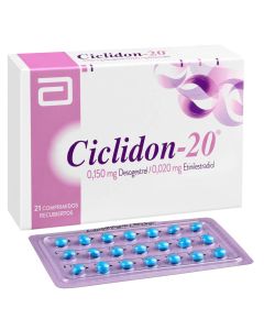 Ciclidon-20 - 21 Comprimidos Recubiertos - Anticonceptivo Oral