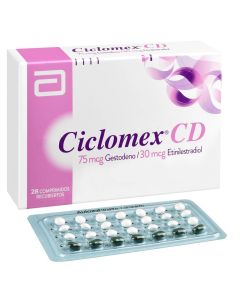 Ciclomex CD - 28 Comprimidos Recubiertos - Anticonceptivo Oral