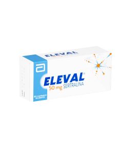 Eleval - 50mg Sertralina - 30 Comprimidos