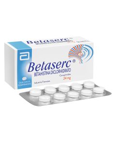 Betaserc Betahistina 24mg 30 Comprimidos