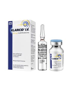 Klaricid IV - 500mg/ml Claritromicina - 1 Ampolla Solvente Solución Inyectable