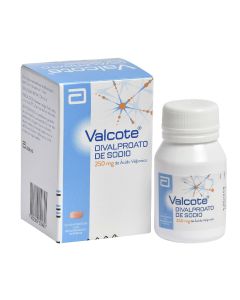 Valcote - 250mg Divalproato de Sodio - 50 Comprimidos Recubiertos