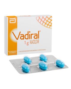 Vadiral - 1000mg Valaciclovir  - 5 Comprimidos Recubiertos