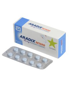 Aradix Retard 20 mg 30 Comprimidos de liberación prolongada