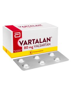 Vartalan - 80mg Valsartán - 42 Comprimidos Recubiertos