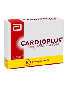 Cardioplus - 20mg Olmesartán Medoxomilo - 40 Comprimidos Recubiertos