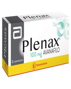 Plenax Avanafilo 100mg 2 Comprimidos