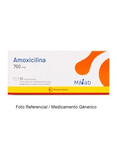 Amoxicilina 750mg 10 comprimidos