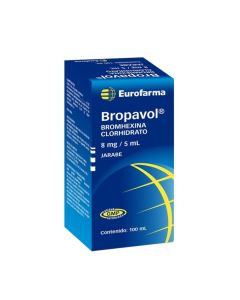 Bropavol - 8mg/5ml Bromhexina - 100ml Jarabe