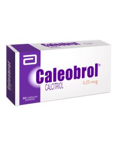 Caleobrol 0,25mcg 30 cápsulas blandas