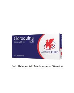 Cloroquina 250mg 20 comprimidos