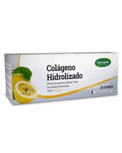 Colágeno Hidrolizado - 30 Sobres de 10gr sabor Maracuyá Polvo para Preparar Bebida