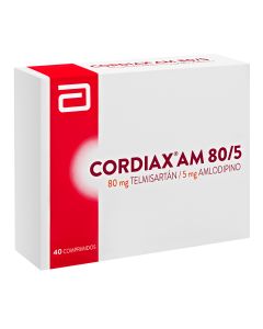 Cordiax AM 80/5 - 40 Comprimidos