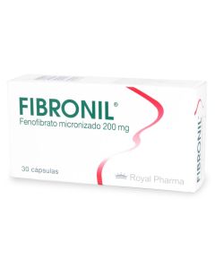 Fibronil - 200mg Fenofibrato - 30 Cápsulas