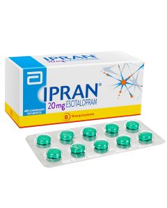 Ipran - 20mg Escitalopram - 40 Comprimidos Recubiertos