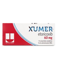 Xumer Etoricoxib 60mg 14 Comprimidos Recubiertos