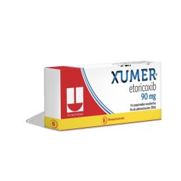 Xumer 80 Xumer Etoricoxib 90mg 14 Comprimidos Recubiertos